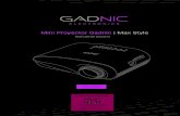 Mini Proyector Gadnic | Max Style · Mini Proyector Gadnic | Max Style. I. Por favor lea atentamente este manual antes de utilizar el proyector. Conéctelo a una línea eléctrica