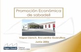 Promoción Económica de sabadellservicos.guarulhos.sp.gov.br/destaques/programa_urbal/sabadell_m… · Ciudad de Sabadell. Ciudad de Sabadell- situación. Población: sobre 200.000