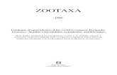 Zootaxa, Catalogue of squat lobsters of the world ... · Squat lobsters are abundant, speciose and distributed worldwide. At the time of writing (May 2008) 870 species of squat lobsters