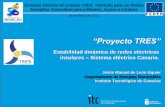 “Proyecto TRES”proyectotres.itccanarias.org/phocadownload/jesus izquier... · 2011. 7. 22. · “Proyecto TRES” Estabilidad dinámica de redes eléctricas insulares –Sistema