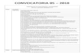 CONVOCATORIA 05 - gob.mx · dichas materias. (DOF 08-05-2014; Última reforma publicada DOF 04-02-2016) ACUERDO por el que se emiten las Disposiciones y el Manual Administrativo de
