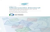 Informe Observación Electoral 201… · Informe Observación Electoral | Elecciones Nacionales 2019 | Provincia de Río Negro El Observatorio Electoral es una iniciativa de la Asociación