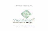 INFORME DE ACTIVIDADES 2015 - Melipona Maya · Todos los núcleos entregados fueron producidos en los meliponarios de reproducción de colmenas de Tulum (50) y de Chunhuhub (10).