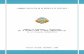 AAMBLEA LEGISLATIVA · Web viewASAMBLEA LEGISLATIVA DE COSTA RICA MANUAL DE FUNCIONES Y ESTRUCTURA Versión 3 DLE-1 Act. N 03 Set 2014 DIRECTORIO LEGISLATIVO Author …