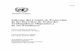 Informe del ComitØ de Protección de los Derechos de Todos ... · 15 V. Presentación de informes por los Estados miembros con arreglo al artículo 73 ... (Sri Lanka), Mehmet Sevim