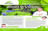 La Prensa BERGER€¦ · Berger: resumen del año 2015 Página 2 Eventos para el año 2016 Página 3 ¡Continúan los seminarios de Berger! Página 3 Equipo de ventas de Berger Página