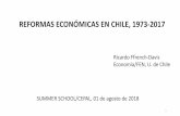 REFORMAS ECONÓMICAS EN CHILE, 1973-2017 · DE LA HISTORIA ECONÓMICA •Si nos interesa el crecimiento y la inclusión (muy influenciado por caso de Chile desde 1950). •Medir?