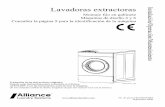 Lavadoras extractoras - Alliance Laundry Systemsdocs.alliancelaundry.com/tech_pdf/Production/F8619501es.pdfEste dispositivo cumple con la(s) norma(s) RSS exentas de licen-cia de la