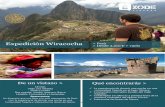 Expedición Wiracocha > Perú > Desde 2.210 € + vuelo · 2019. 4. 16. · Desayuno. Salida por carretera hacia el Valle Sagrado de los Incas, visitando el pueblo andino de Chincheros,