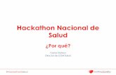 Hackathon Nacional de Saludlaesalud.com/hackathonsalud/ponencias/carlos-mateos-hackathon-salud.pdfCÁRUOS MATEOS Com Salud DE JUNO DE O COM SALUD SANOFIÙ CARLOS MATEOS JUEGOSDFSALUO