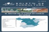 BOLETÍN DE CUNICULTURA - mapa.gob.es · En cunicultura es frecuente el uso de antimicrobia-nos, sobre todo en la fase inicial del engorde, para contrarrestar la problemática digestiva.