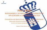 REFORMA PAC TOLEDO ENE 2015 - Castilla-La Mancha · 2020. 2. 21. · PAC 2020 NOVEDADES Y SITUACIONES RELEVANTES DE APLICACIÓN A LOS PAGOS DIRECTOS Consejería de Agricultura, Agua