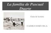 La familia de Pascual Duarte · La familia de Pascual Duarte, primera novela de Camilo José Cela, fue escrita entre 1940 y enero de 1942 en la jefatura ma drileña del Sindicato