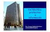 PATENTES: protection información€¦ · Nociones básicas sobre patentes y Propiedad ... Fundación Hospital La Paz, 12 de febrero 2013 26. 26 Calendario de la solicitud de patente