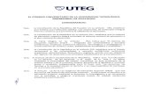 Universidad Tecnológica Empresarial de Guayaquil I UTEG · el Artículo 17 del Reglamento General de la LOES, dispone: Reglamento de Régimen Académico normará 10 relacionado con