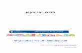 MANUAL D’ÚSplaciutat.santboi.cat/files/3250-1-documentAjuda/Manual.pdf · Manual d’ús de l’Observatori de la Ciutat