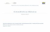 Estadística Básica...Oficina de Desarrollo Institucional Agosto 2016 INSTITUTO TECNOLÓGICO DE MEXICALI Estadística Básica 2016-2017 DEPARTAMENTO DE PLANEACIÓN, PROGRAMACIÓN
