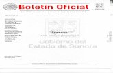 Boletín OficialBoletín Oficial Tomo CXCVII • Hermosillo, Sonora • Número 17 · Lunes 29 de Febrero del 2016 Directorio Gobernadora Constitucional del Estado de Sonora Lic. Claudia