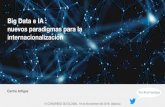 Resumen conferencia- Big data e IA nuevos paradigmas para ... Dat… · Big Data e IA : nuevos paradigmas para la internacionalización Carme Artigas IV CONGRESO GO GLOBAL 19 de Noviembre