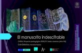 El manuscrito indescifrablea didáctica_Manus… · ª El manuscrito indescifrable Para familiarizarnos con este proyecto, es imprescindible consultar con aprovechamiento estos documentos: