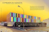 COMISARÍA EN ALBACETE · Comisaría en Albacete ¢ Matos - Castillo Arquitectos 62 promateriales E l 19 de febrero de 2007 se inauguró, de forma oficial, la nueva Comisaría de