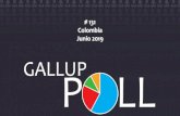 # 131 Colombia Junio 2019 - LaRepublica.co · 5 FECHA DE RECOLECCIÓN DE LOS DATOS: del 14 al 24 de junio de 2019. NÚMERO DE ENCUESTADORES: se emplearon 49 encuestadores. MÉTODO