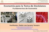 Presentación de PowerPoint€¦ · Universidad del Valle de Toluca Programa de Maestrías Economía para la Toma de Decisiones Toluca, México; febrero de 2014 Economía para la