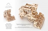UGears - Puzzle-uri mecanice 3D sunt un brand inovativ ... · marcadas en el esquema. Trate de no romperlas. Si una pieza no se saca, haga una incisión. La construc- ción va sin