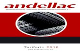 Tarifario 2018 Andellacandellac.com.mx/.../03/22/tarifario-2018-andellac.pdf · Tarifario 2018 . AndellacOficial Andellac 55 3044 2072 Somos una organización de servicio que representa