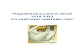 Ies santiago santana díaz 2018-2019 · La organización y funcionamiento de los servicios escolares 10 c) ÁMBITO PEDAGÓGICO 15 ... La previsión de gastos tendrá carácter anual,