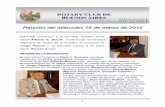 ROTARY CLUB DEROTARY CLUB DE BUENOS AIRESBUENOS AIRESrotaryba.com.ar/18032015.pdf · Fundación OSDE, la Organización Panamerica-na de la Salud y la Organización Mundial de la Salud