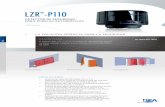 LZR -P110 - BEA Europe · APLICACIONES • Sistema de seguridad del borde principal de cierre de las puertas correderas. • Apertura de la puerta corredera por medio del botón pulsador