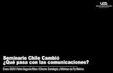 Seminario Chile Cambió ¿Qué pasa con las comunicaciones? · 2020. 1. 16. · • Certiﬁcado en Google Analytics, Google Ads, Ventas de Publicidad digital, DoubleClick. Realicé