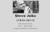 Steve Jobs (1955-2011) - avempace.com · • Todo empezó cuando Steve Wozniak y Steve Jobs de 21 y 15 años, diseñaron circuitos en papel para tratar de optimizarlos. • Apple