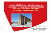 La sostenibilidad, un factor fundamental en el desarrollo ...nº 8 La Sostenibilidad. Reflexiones para el P. E. de Zaragoza Incremento de temperatura Zaragoza 13,0 13,5 14,0 14,5 15,0