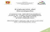 Evaluación del Desempeño - Tuxtla Gutiérrez€¦ · Evaluación del Desempeño 2017 (PAED), se ejecutó una Evaluación Específica de Desempeño realizada en concordancia metodológica