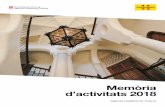 Memòria d’activitats 2018 - Agència Catalana de Turismeact.gencat.cat/wp-content/uploads/2019/09/ACT_Memoria2018.pdf · 04 Memòria 2018 El 2018 ha estat l’any de la presentació