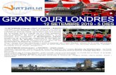 LONDRES SETEMBRE 2019 - Viatjalia€¦ · el creuer pel Tàmesis, des de la Torre de Londres fins arribar al Big Ben / Parlament, poden admirar els monuments des de la perspectiva