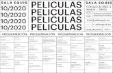 Madrid — 28012 @salaequismadrid PELICULAS · Madrid — 28012 #salaequismadrid @salaequismadrid salaequis.es PELICULAS PELICULAS PELICULAS PELICULAS info@salaequis.es. l TOP SECRET