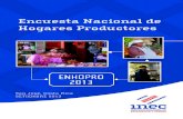 Encuesta Nacional de Contáctenos Hogares Productores · 2019. 10. 15. · Encuesta Nacional de Hogares Productores San José, Costa Rica SETIEMBRE 2013 Contáctenos INEC Costa Rica