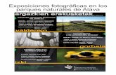 Exposiciones fotográficas en los parques naturales de Alava · Exposiciones: Argazki-baso “Los latidos del bosque” Exposición fotográfica acompañada de textos en los que se