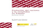 Evolución del racismo y la xenofobia en España€¦ · la evolución de las actitudes ante la inmigración. Una encuesta que, como las anteriores levantadas por el CIS, es de ámbito