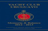 YACHT CLUB URUGUAYO · FEDERACIÓN URUGUAYA DE HOCKEY SOBRE CÉSPED ASOCIACIÓN URUGUAYA DE TENIS SEDE CENTRAL PUERTO DEL BUCEO Rbla. Euclides Peluffo s/n Tels.: (+598) 2622 1221