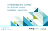 Buenas prácticas en la enseñanza de calidad. Herramientas ...static.unir.net/eventos/ponencias-escel/Carlos-Montenegro-m2-d8.pdf · Herramientas tecnológicas y metodologías. Título