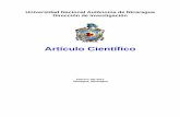 Artículo CientíficoArtículo Científico Febrero del 2017 Managua, Nicaragua . I. TÍTULO Evaluación de Nuevos Protocolos de Tratamientos Fisioterapéuticos. II. AUTORAS Lic. Saraí