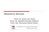 Memória Virtual - Rossano Pablo Pintorossano.pro.br/fatec/cursos/soi/memoria_virtual_fatec.pdf · 2011. 2. 9. · Introdução Memória Virtual (virtual memory) é uma técnica bastante