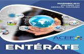 ENTÉRATE - acefantioquia.comacefantioquia.com/wp-content/uploads/2017/12/boletin_diciembre.pdf · ENTÉRATE ¿Está Lista su Empresa para Internacionalizarse? El proceso de internacionalización