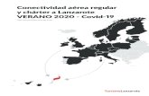 Conectividad aérea regular y chárter a Lanzarote VERANO 2020 - … · 2020. 7. 3. · CONECTIIDAD AÉREA REGULAR Y CHRTER A LANZAROTE C o b7 J TurismoLanzarote BÉLGICA Cía. Aérea: