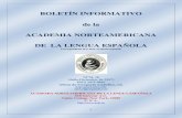 Academia Norteamericana de la Lengua Española (ANLE) - … · 2019. 7. 29. · Enviar un resumen de no más de 250 palabras, ... constituir en 2018, su candidatura para ingresar