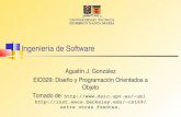 Ingeniería de Software€¦ · cuantificables para el desarrollo, operación y mantención de software; esto es la aplicación de la ingeniería al software. Establecimiento y uso